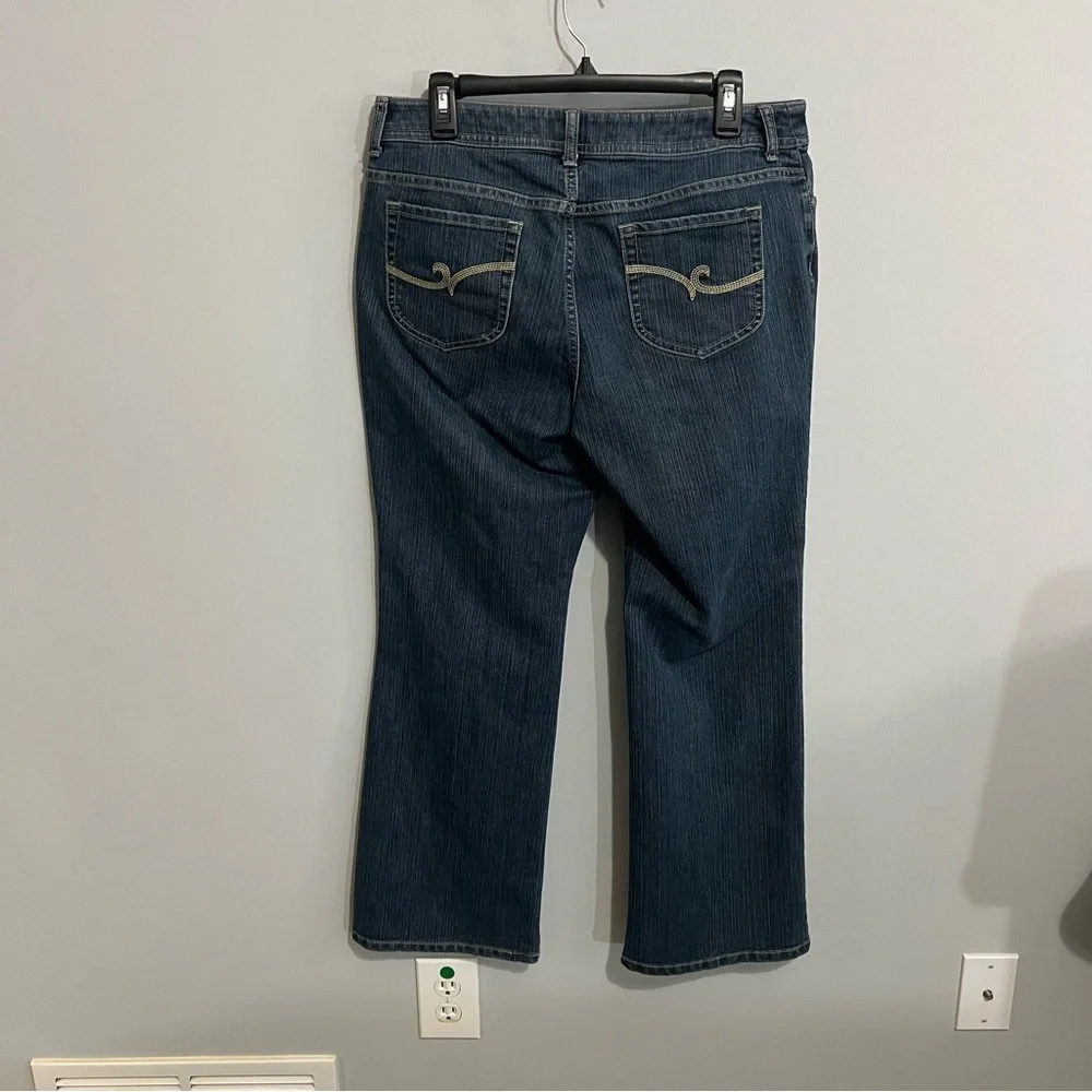 Chico's Dark Blue Boot Cut Jeans - Picture 13 of 13